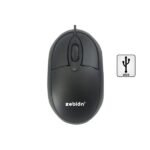 Zebion ELFIN Wired Optical Mouse (USB 2.0, Black)