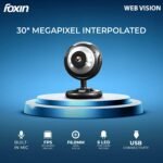 Foxin 30 MP Web Vision Web Camera with inbuilt mic