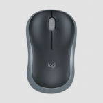 Logitech M185 Wireless Optical Mouse(Grey,Black)