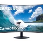 Samsung 27" Curved Bezel Less Monitor with 1000R Optimal Curvature (LC27T550FDWXXL,Dark Blue Grey)