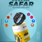 Vingajoy W-300 Hum Safar Fashionable Smartwatch