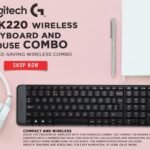 Logitech MK-220 Wireless Keyboard & Mouse Combo (Black)