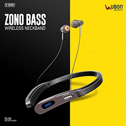 UBON CL-25 Zono Bass Wireless Neckband-1