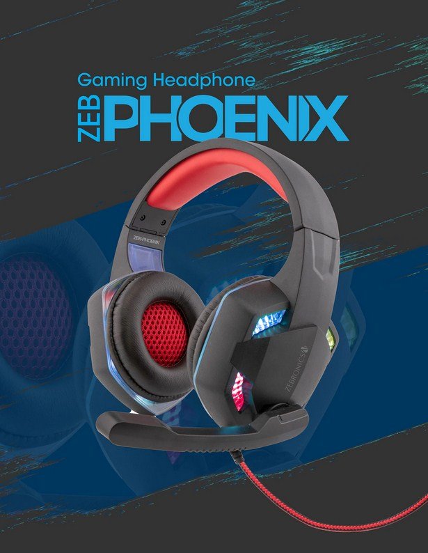 Zebronics Zeb-Phoenix Gaming Headphone-01