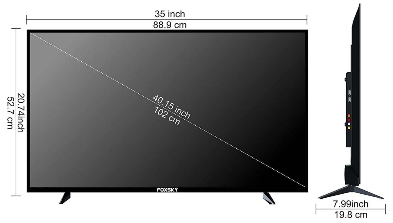 Foxsky 101.6 cm (40 inches) Full HD Smart LED TV 40FSFHS (Black)-5