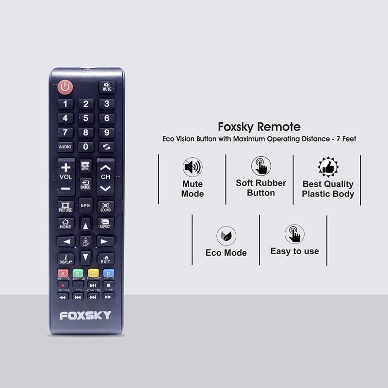 Foxsky 60.96 cm (24 inches) HD Ready LED TV 24FSN (Black)-3