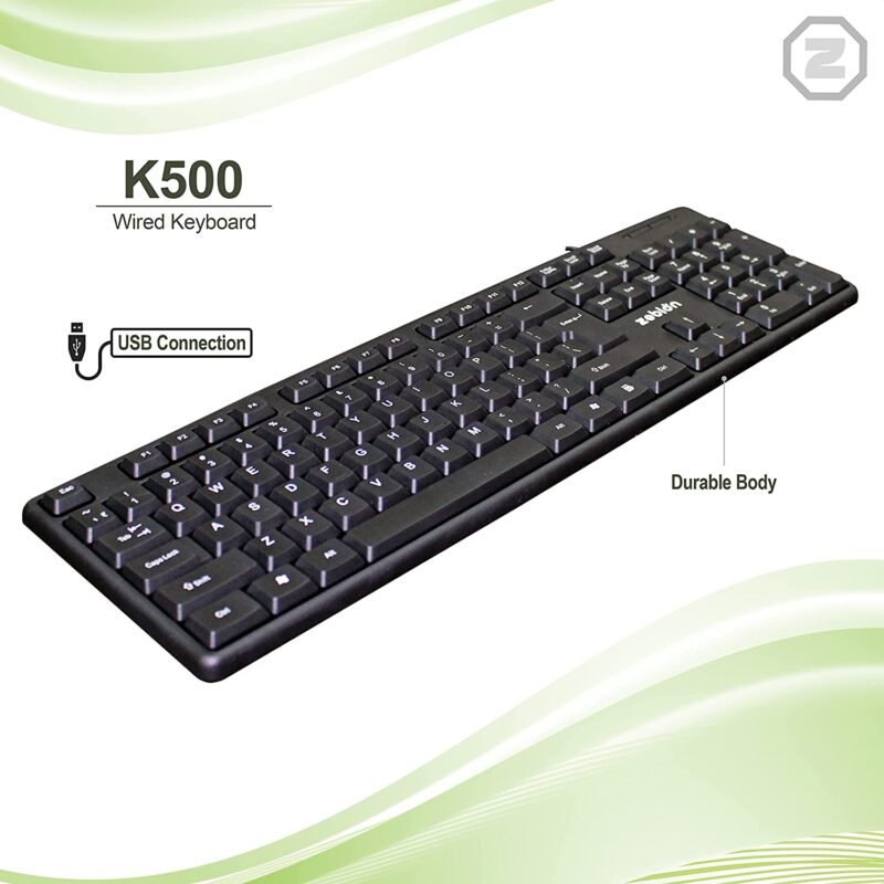 Zebion USB K500 Wired Keyboard-2