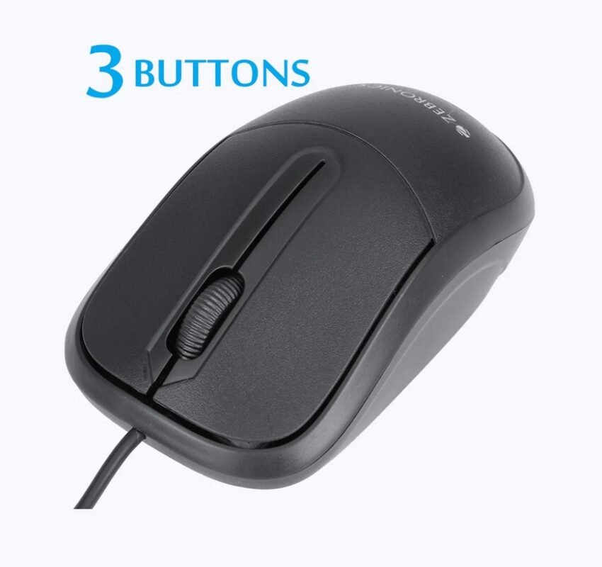 Zebronics Zeb Comfort+ Wired Mouse-5