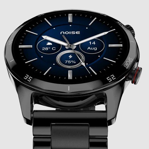 noise NoiseFit Mettalix Smart Watch(Elite Black)-2