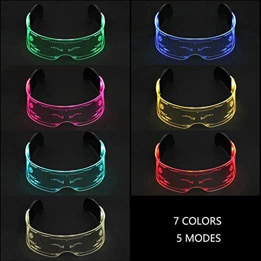 Colorful Luminous LED Goggles -3