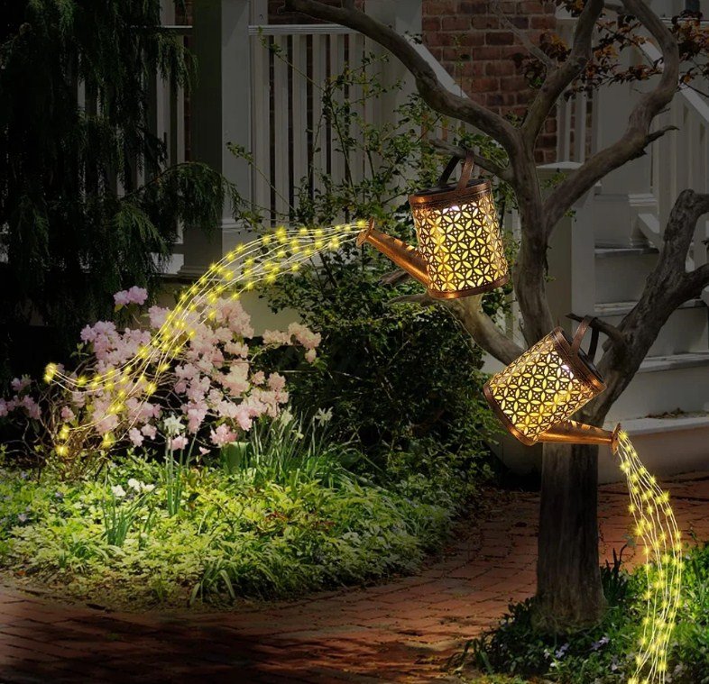 Solar Watering Can Garden Lights - Solar Lights-5