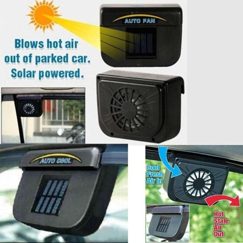 Solar Powered Car Auto Cooler Ventilation Fan-03