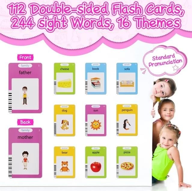 2 in 1 Talking Flash Card With Writing Tablet-3