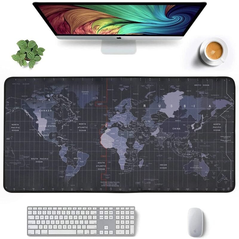 Keyboard Mat world map-2