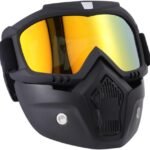 Motorcycle Goggles Removable Face Mask