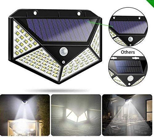 Solar Lights for Garden 100 LED Motion Sensor Security Lamp -2