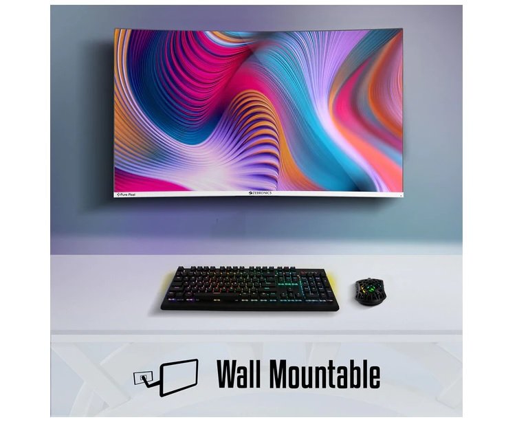 Zebronics AC32FHD LED Curved 75Hz Monitor-7