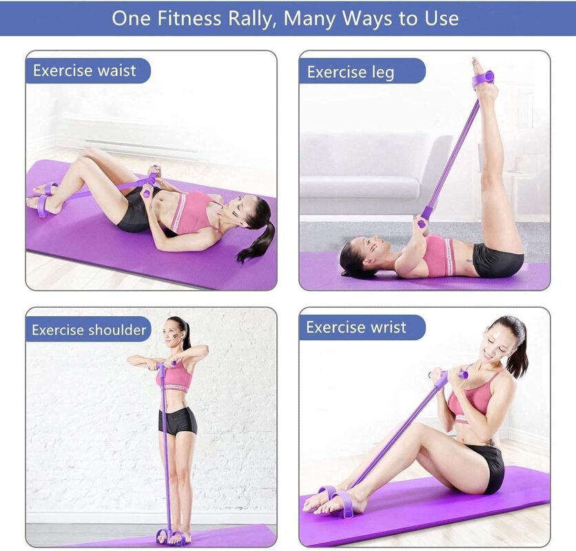 ‎Pull Reducer Training Bands 4 Tubes Body Trimmer-5