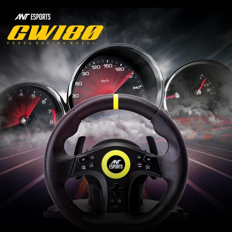 Ant Esports GW180 Corsa Racing Wheel & Pedal Set-2