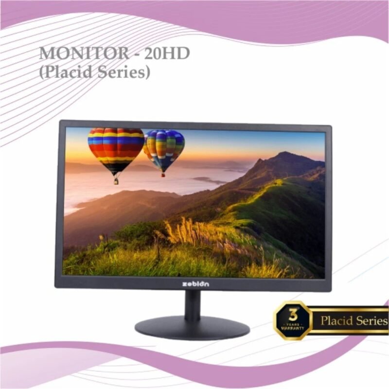 Zebion 20HD Pro LED Monitor(Placid Series)-2