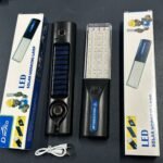 Solar Chargeable 5 Mode Light Magnetic Torch Light