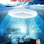 UBON RL-2034 2in 1 Fan + LED Light