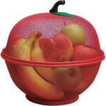 Apple Shape Net Fruits & Vegetables Basket for Kitchen